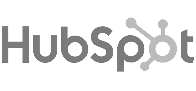 HubSpot logo with connected node sprocket icon representing marketing automation and CRM platform