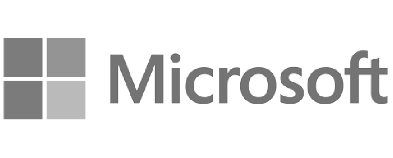 Global technology company Microsoft branding featuring window pane symbol and modern sans serif typography